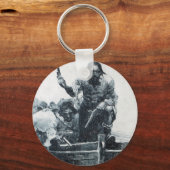 黒ひげの接近 キーホルダー (正面)