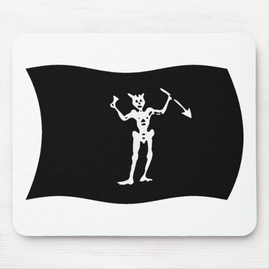 黒ひげの旗のマウスパッド マウスパッド (正面)