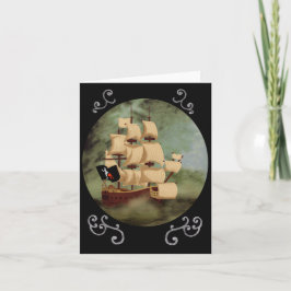 黒ひげの船（アンヌ女王の復讐）ノートカード カード