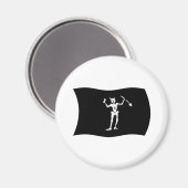 黒ひげフラッグマグネット マグネット (正面/裏面)