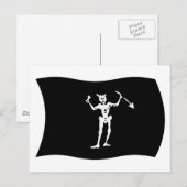 黒ひげ旗はがき ポストカード (正面/裏面)