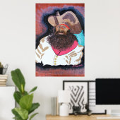 黒ひげ ポスター (ホームオフィス)