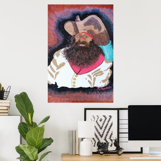 黒ひげ ポスター (ホームオフィス)