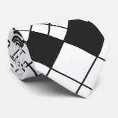 黒ひし形パターン ネクタイ (ロール)