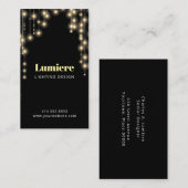 黒ぶら下がったの光 名刺 (正面/裏面)