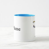 黒またはアフリカ系アメリカ人の家の画家マグ マグカップ (中央)