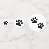 黒またはカスタムカラーの前部印刷 コンフェッティ (正面)