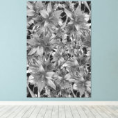 黒または白の引き伸ばしキャンバス印刷 キャンバスプリント (インサイチュ (ウッドフロア))