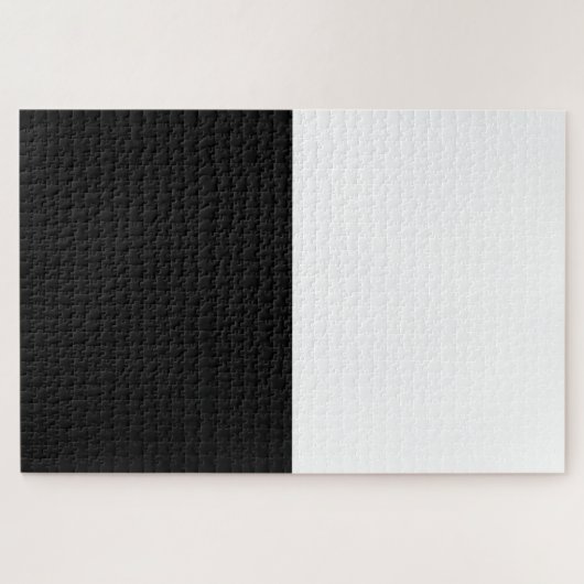 黒または白 ジグソーパズル (横)