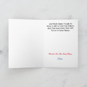 黒または黒の肌をした女性用ナースカード カード (内部)