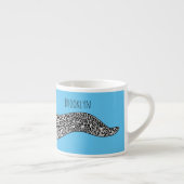 黒まだらウナギの漫画イラストレーション エスプレッソカップ (右)