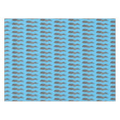 黒まだらウナギの漫画イラストレーション テーブルクロス (正面(横))