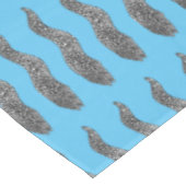 黒まだらウナギの漫画イラストレーション テーブルクロス (アングル)