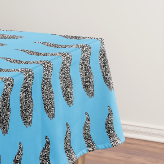 黒まだらウナギの漫画イラストレーション テーブルクロス (インサイチュ)