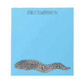 黒まだらウナギの漫画イラストレーション ノートパッド (正面)