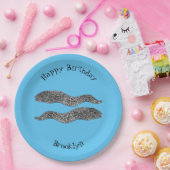 黒まだらウナギの漫画イラストレーション ペーパープレート (パーティー)