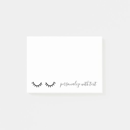 黒まつげ ポストイット (正面)