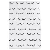 黒まつげ ミディアムペーパーバッグ (正面)