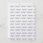 黒まつげ 招待状 (裏面)