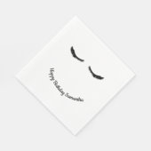 黒まつ毛グラム スタンダードランチョンナプキン (角)