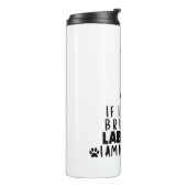 黒もしいラブラドール犬を連れてこない タンブラー (回転左)