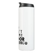 黒もしいラブラドール犬を連れてこない タンブラー (回転右)