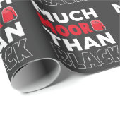 黒より荒野のアメリカのアフリカのムーア人 ラッピングペーパー (ロールコーナー)