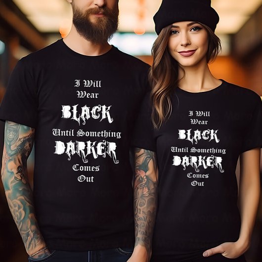 黒を着る Tシャツ