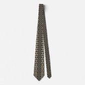 黒を走っているバッファロー ネクタイ (正面)