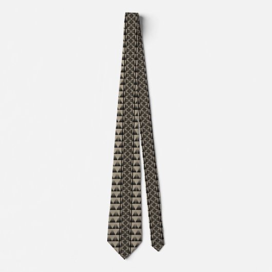 黒を走っているバッファロー ネクタイ (正面)