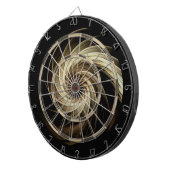 黒を越える黄金の渦 ダーツボード (正面右)