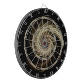 黒を越える黄金の渦 ダーツボード (正面左)