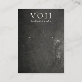 黒アカッコいいイ素朴リング表示ホルダー 名刺