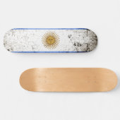 黒アグランジルゼンチン国旗 スケートボード (横)