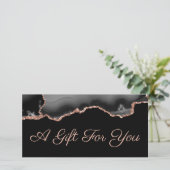 黒アゲイト商品券 (スタンド正面)