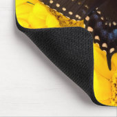 黒アゲハチョウ蝶 マウスパッド (コーナー)