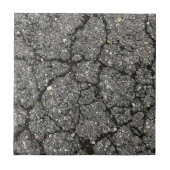 黒アスファルト通り舗装セメント タイル (正面)