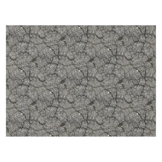 黒アスファルト通り舗装セメント テーブルクロス (正面(横))