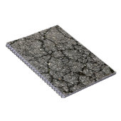 黒アスファルト通り舗装セメント ノートブック (右側)