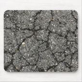 黒アスファルト通り舗装セメント マウスパッド (正面)