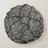 黒アスファルト通り舗装セメント ラウンドクッション (裏面)