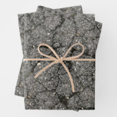 黒アスファルト通り舗装セメント ラッピングペーパーシート (インサイチュ)