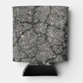 黒アスファルト通り舗装セメント 缶クーラー (正面)