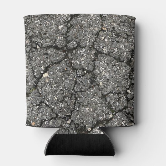 黒アスファルト通り舗装セメント 缶クーラー (裏面)