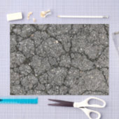 黒アスファルト通り舗装セメント 薄葉紙 (クラフト)