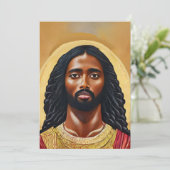 黒アフリカのイエスキリスト宗教美術 シーズンカード (スタンド正面)