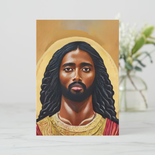 黒アフリカのイエスキリスト宗教美術 シーズンカード (スタンド正面)