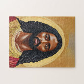 黒アフリカのイエスキリスト宗教美術 ジグソーパズル (横)