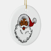 黒アフリカのサンタクロース・クリスマス セラミックオーナメント (右)