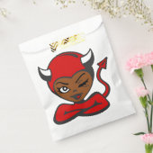 黒アフリカのハロウィーン悪魔のピンナップ フェイバーバッグ (封をした状態)